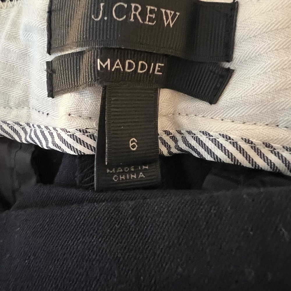 J.Crew Maddie Black Pants